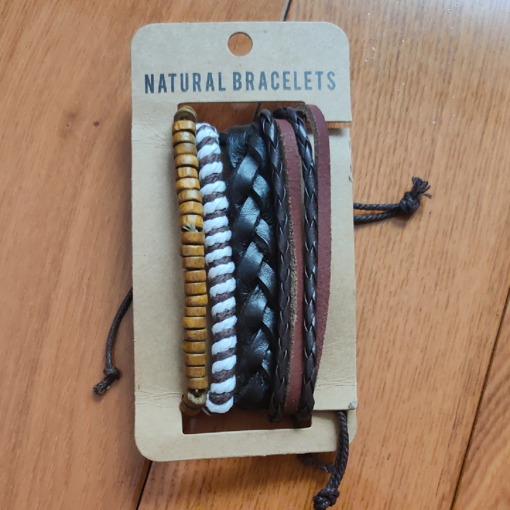 Natural Multicolor Bracelet Set